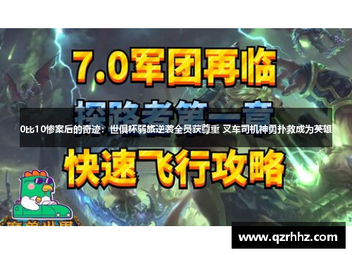 0比10惨案后的奇迹：世俱杯弱旅逆袭全员获尊重 叉车司机神勇扑救成为英雄
