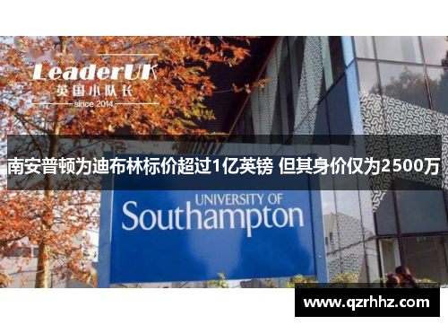 南安普顿为迪布林标价超过1亿英镑 但其身价仅为2500万 南安普顿为迪布林标价超过1亿英镑 但其身价仅为2500万